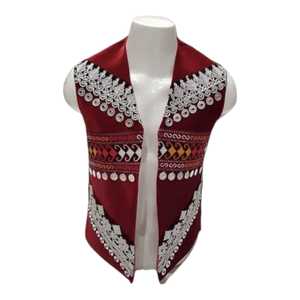 Ropa Étnica Tradicional, Talla Personalizada, OEM, Venta al Por Mayor, Chalecos Afganos para Hombre, Bordados Premium, Transpirables e Impermeables para Verano - Product Image 6