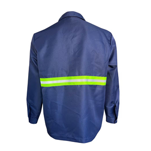Red Color Anti-Static <b>Flame</b> Retardant Safety <b>Shirt</b> With Reflective Tape and FR Thread - Product Image 5
