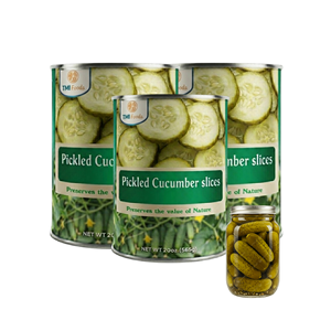 Meilleur prix, fournisseur vietnamien, vente chaude, tranches de concombre en conserve savoureuses, emballage personnalisé - Product Image 1