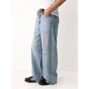 กางเกงยีนส์ทรงแบ็กกี้สำหรับผู้ชาย ดีไซน์ล่าสุด บริการ OEM คุณภาพพรีเมียม สวมใส่สบาย - Product Image 2