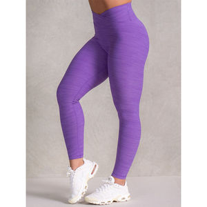Ensemble 2 pièces de leggings et soutien-gorge de yoga pour femme, grande taille, personnalisé OEM, avec logo frontal uni, respirant et écologique - Product Image 2