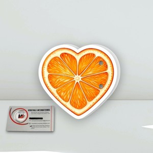 High Quality Orange Slice Heart Diamond Pattern Butterfly Flower Eyelash Tools Custom <b>Magnetic</b> Eco-Friendly Acrylic Lash <b>Tile</b> - Product Image 4