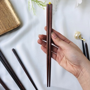 Asian Food Noodles Sushi Sticks <b>Reusable</b> Wood <b>Chopsticks</b> Set On Wooden Chop Sticks Kitchen Restaurant Cutlery Tableware - Product Image 5