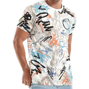 Camiseta de Hombre 100% Algodón con Logotipo Personalizado OEM, Último Modelo a Bajo Precio, Impresión de Alta Calidad, Ecológica, Transpirable, Tallas Grandes para Adultos - Product Image 2