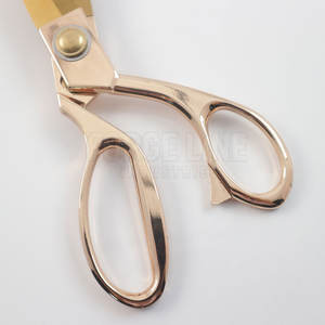 Ciseaux à manche en laiton, lames durables et aiguisées pour la coupe de tissus, la couture et l'utilisation en atelier - Product Image 3