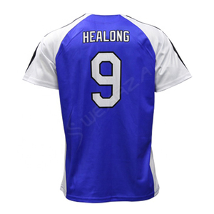 Maillots de football américain pour hommes adultes, personnalisables avec logo, manches longues, 100% polyester, antibactériens, nom d'équipe personnalisé, utilisables toute l'année - Product Image 3