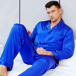 Core Collection <b>Men</b> Night Suit Short Sleeve V Neck Shorts <b>Set</b> Drawstring Soft Breathable Lightweight Summer Sleepwear Home - Product Image 4