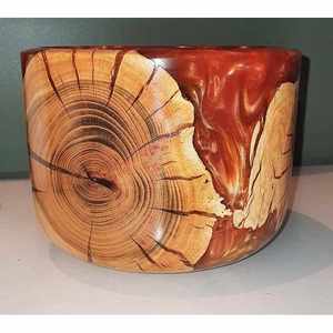 Ensaladera de Madera de Mango y Resina, Estilo Americano, Ecológica, Hecha a Mano, para Hogar, Hotel o Restaurante, Decorativa - Product Image 1
