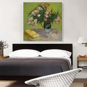 Sciarpa in Seta con Motivo Stilleben Mit Oleander del 1888, Design Art Déco Elegante per Donne - Product Image 5