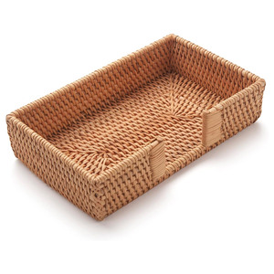 Porte-serviettes en rotin, prix le plus bas, écologiques, tressés, pour la décoration de table de restauration - Product Image 4