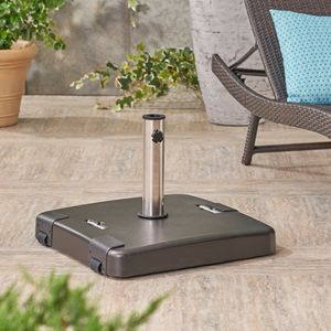 Base ombrello da Patio quadrato Malden 119 libbre-Base resistente e robusta per uso esterno - Product Image 1
