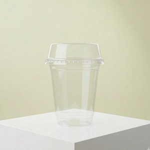 Disposable 12 16 20 22oz Clear PP/PET <b>Plastic</b> <b>Cup</b> with Lids for Takeaway Ice Coffee Cold Beverages - Product Image 1
