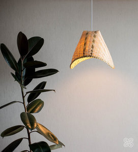 Handmade Bamboo Pendant Light Bohemian Woven Lamp Shade Eco Friendly <b>Ceiling</b> Lighting OEM Supplier Vietnam - Product Image 4