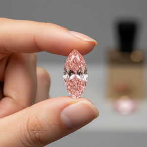 Aniva - Diamante Cultivado en Laboratorio, Corte Marquise, Color Rosa Intenso, 10 Quilates, Certificado IGI, VS1, CVD, HPHT, Piedra Suelta, Disponible al por Mayor - Product Image 3