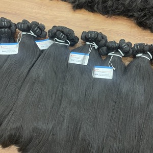 ราคาส่งผมแท้เวียดนามสีดำธรรมชาติแบบเป็นมัด - Product Image 6