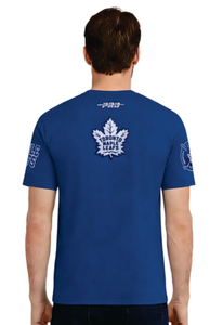 Toronto pour Est. T-shirt décontracté pour homme 1917 en jersey 100% coton 240g, col rond, manches courtes, coupe classique, logo imprimé sur le devant - Product Image 2