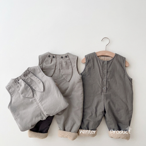 Overoles Casuales de Punto para Bebés de 0 a 2 Años, Pantalones de Forro Polar con Orejas de Conejo, Cierre con Cordón, Modelo AK204 - Product Image 5