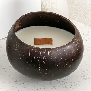 Decorative aromatic <b>candles</b> dining table accents top-pick handmade coconut shell bowl <b>candle</b> - Product Image 1