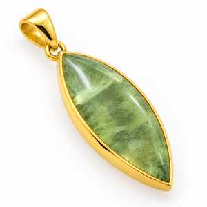 Ethnic Marquise Cut <b>Peridot</b> Pendant Gold Plated Bezel Setting Elegant Gemstone <b>Jewelry</b> Wholesale - Product Image 2