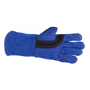 Gants de travail en cuir de vachette fendu pour soudeurs, prix de gros, gants de soudage ignifuges, protection des mains, gants de sécurité pour le travail - Product Image 6