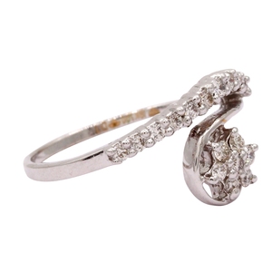 Bague d'anniversaire classique pour femme Djewels en diamant de laboratoire, or massif 14 carats, taille brillant rond, certifiée IGI & INGEMCO, vente en gros - Product Image 2