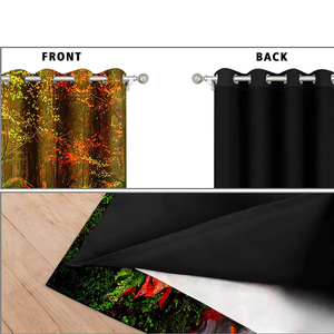 Cortinas Baratas en Oferta, Tela 100% Poliéster para Ventanas, Cortinas Modernas con Alto Nivel de Oscurecimiento para Decoración - Product Image 6