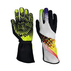Factory Wholesale Racing Gloves Latest Leather <b>Car</b> and Kart Sports Gloves Breathable Function - Product Image 2