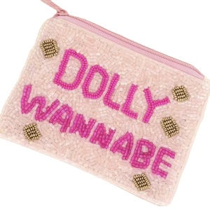 Monedero de mano con diseño moderno, bordado con cuentas, hecho a mano, con color personalizado para mujeres y niñas - Product Image 1
