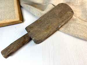 Planche à découper longue en bois massif de qualité supérieure, style vintage 2026, pour décoration de cuisine rustique, planche de style pagaie pour la maison et les cafés - Product Image 2