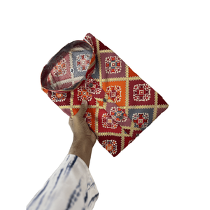 TRENDING DOUX COTON FOIL IMPRIMÉ KURTA AVEC PAYJAMA ORANGE - Product Image 1