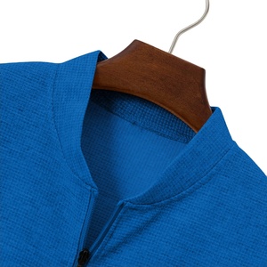 แจ็คเก็ตวาร์ซิตี้ผู้ชายแบบกันน้ำ กันลม ระบายอากาศได้ดี ดีไซน์สีสันตามสั่ง แขนหนังบุขนแกะ สไตล์สตรีทแฟชั่น - Product Image 4