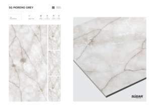 Azulejos de porcelana de lujo con superficie efecto azúcar, tamaño 600x1200, azulejos de gran formato premium para pisos y paredes, para interiores modernos del hogar y comerciales. - Product Image 5