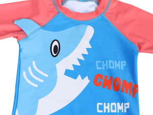 Conjunto de Traje de Baño de 2 Piezas para Niños, con Protección Solar, Spandex y Nailon, Estampado de Dinosaurio y Tiburón, para Piscina y Playa - Product Image 6