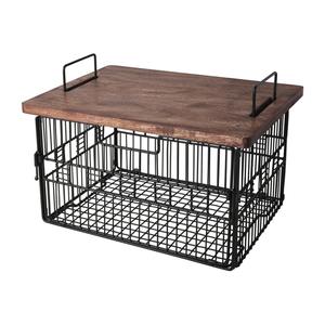 Panier de rangement en métal à mailles ventilées, solution de rangement durable pour étagère de garde-manger - Product Image 6