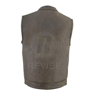Comfortable Wear Leather <b>Vest</b> For Men Best Material Leather <b>Vest</b> Factory Supply Stylish Leather <b>Vest</b> - Product Image 2