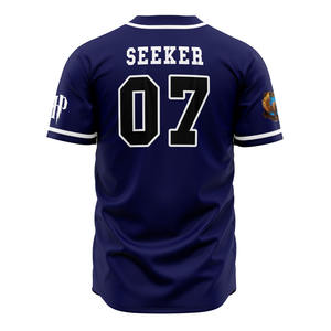 Camiseta de Béisbol de Secado Rápido y Transpirable con Botones, Unisex, para Hombres y Niños, Camiseta de Softbol Personalizada para Equipos - Product Image 2