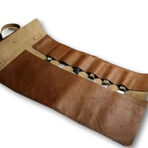 Sac de Chef Décontracté en Cuir Pleine Fleur Fait Main Anti-Odeur, Étui de Voyage pour Couteaux, Organisateur de Rangement Culinaire, Étui pour Ustensiles de Cuisine LSKR-0123 - Product Image 1