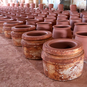 Maceta de Terracota Rústica Hecha a Mano para Bonsái, con Orificio de Drenaje, Ecológica, Duradera, Acabado en Arcilla Púrpura, Diseño Clásico, para Exteriores - Product Image 5