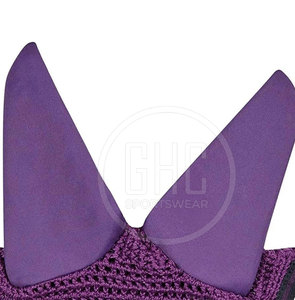 Lightweight Mesh Comfort Accessory For Horse Outdoor Use Great Fit Horse Ear <b>Bonnet</b> Premium Wear Horse Ear <b>Bonnet</b> - Product Image 2