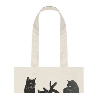 New Good Quality Custom Printed Logo Winter Open Cotton Canvas Tote <b>Bag</b> Woven Handled Portable Fashion Shopping <b>Gift</b> - Product Image 5