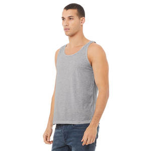 Débardeur de sport vintage style américain sans manches, respirant, en tricot 100% coton, coupe classique ample - Product Image 1