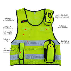 Nouvel arrivage : Gilet de sécurité décontracté en toile, service OEM, vente en gros, haute qualité, personnalisé, réfléchissant, protection de sécurité la plus vendue - Product Image 4