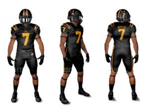 Uniformes de Fútbol Americano Personalizados, Jersey de Fútbol Americano Bordado de Alta Calidad, Equipo Juvenil Universitario, Fútbol Americano de Bandera 7 contra 7 - Product Image 5