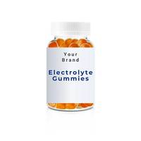 Directe fabriekslevering, topkwaliteit, in de VS gemaakte gezondheidssupplementen, vitaminen, elektrolyten, gummy snoepjes, sinaasappel, PET-fles