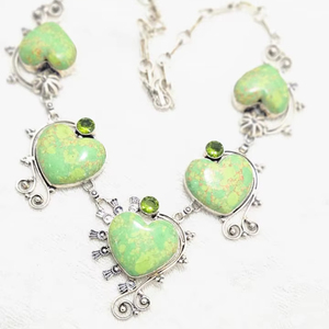 Collar de Gargantilla de Alta Calidad, Estilo Clásico, con Turquesa Natural Azul, Cuentas Finas, Plata Alemana, para Mujer, Joyería con Piedras Preciosas - Product Image 5