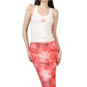 Camiseta sin mangas de talla grande personalizada para mujer, novedad de 2025, camiseta sin mangas de Color blanco, cómoda, de secado rápido - Product Image 6