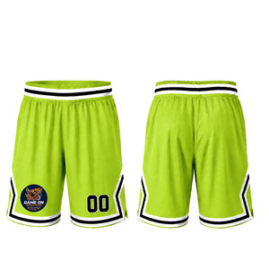 Wholesale <b>Top</b> Quality <b>Mesh</b> Shorts <b>Plus</b> <b>Size</b> Blank Men's Basketball Shorts Casual 100% Polyester Sports Shorts With Pocket - Product Image 1
