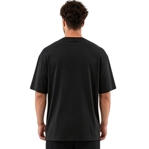 Uniza Men's <b>Red</b> Slim Fit Cotton/Bamboo Fiber Short Sleeve O-Neck Casual Gym T-<b>Shirt</b> with Front Logo Quick Dry & Breathable - Product Image 3