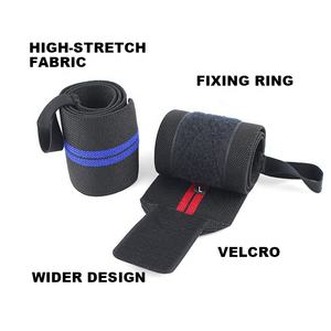 2024 bracelet d'haltérophilie personnalisé enveloppes de poignet élastiques Bandage Fitness Powerlifting poignet orthèse sangle de soutien - Product Image 3