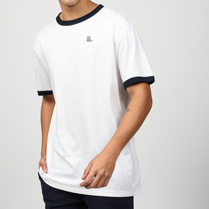 Nueva Camiseta de Moda para Hombre, Casual, de Manga Corta, Cuello Redondo, Lisa, con Logotipo Personalizado en la Parte Delantera, Talla Grande, Transpirable, Ajustada, 100% Algodón, de Secado Rápido - Product Image 1